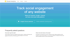 Desktop Screenshot of getsocialanalytics.com