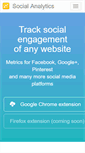 Mobile Screenshot of getsocialanalytics.com