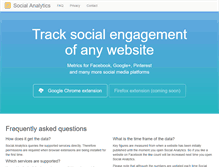 Tablet Screenshot of getsocialanalytics.com